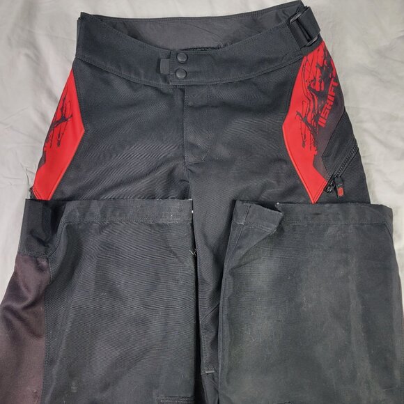 Shift Recon Mens 28 Black Red Recon Riding Pants Motorcycles Motocross Riding - Picture 3 of 7